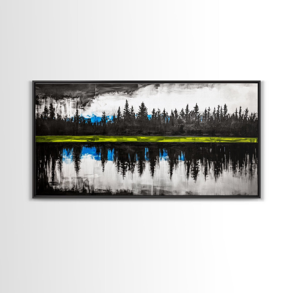 Lake Reflection, Forest Landscape, Tranquil Wall Art, Canvas Print, Nature Lover Gift, Bedroom Wall Art, Zen Home Decor