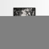 Bald Eagle Nest Art, Black White Forest, Yellow Fall Trees, Wildlife Nature Decor, Rustic Lodge Wall Art, Living Room Art, Canvas Print