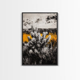 Nature Artwork, Desert Landscape, Western Home Decor, Canvas Print, Rustic Wall Art, Black and White Art, Fall Inspired Artwork
