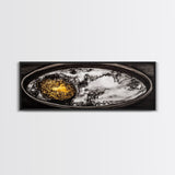 Saturn Rings, Space Art, Planetary Abstract, Canvas Print, Outer Space Decor, Sci-Fi Wall Art, Living Room Art, Celestial Home Decor