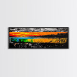 Canoe Reflection, Lake Canvas Print, Nature Wall Art, Rustic Cabin Decor, Adventure Art, Sunset Scene, Living Room Wall Art