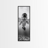 Underwater Fish, Marine Life, Ocean Perspective, Bold Wildlife, Aquatic Beauty, Framed Canvas Print, Kids Room Wall Art, Nautical Style Decor