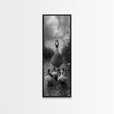 Duck Family, Wildlife Photography, Baby Ducks, Country Style, Canvas Print, Farmhouse Wall Art, Fall Animal Decor, Kids Room Art