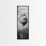 Underwater Fish, Ocean Life, Marine Focus, Canvas Print, Coastal Kitchen Wall Art, Modern Aquarium Decor, Minimalist Ocean Photography