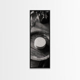 Artisan Soap Closeup, Rustic Spa Detail, Monochrome Still Life, Framed Canvas Print, Bathroom Decor, Minimalist Art, Cozy Home Accent