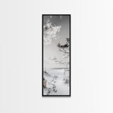 Tranquil Beach Walk, Coastal Pathway Print, Ocean Escape Wall Art, Entryway or Hall Decor, Framed Canvas Print, Serene Natural Style