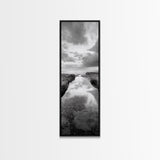 Tidal Pool, Ocean Reflection, Shore Calm, Seascape Beauty, Canvas Print, Minimalist Bathroom Art, Coastal Vibes, Tranquil Decor