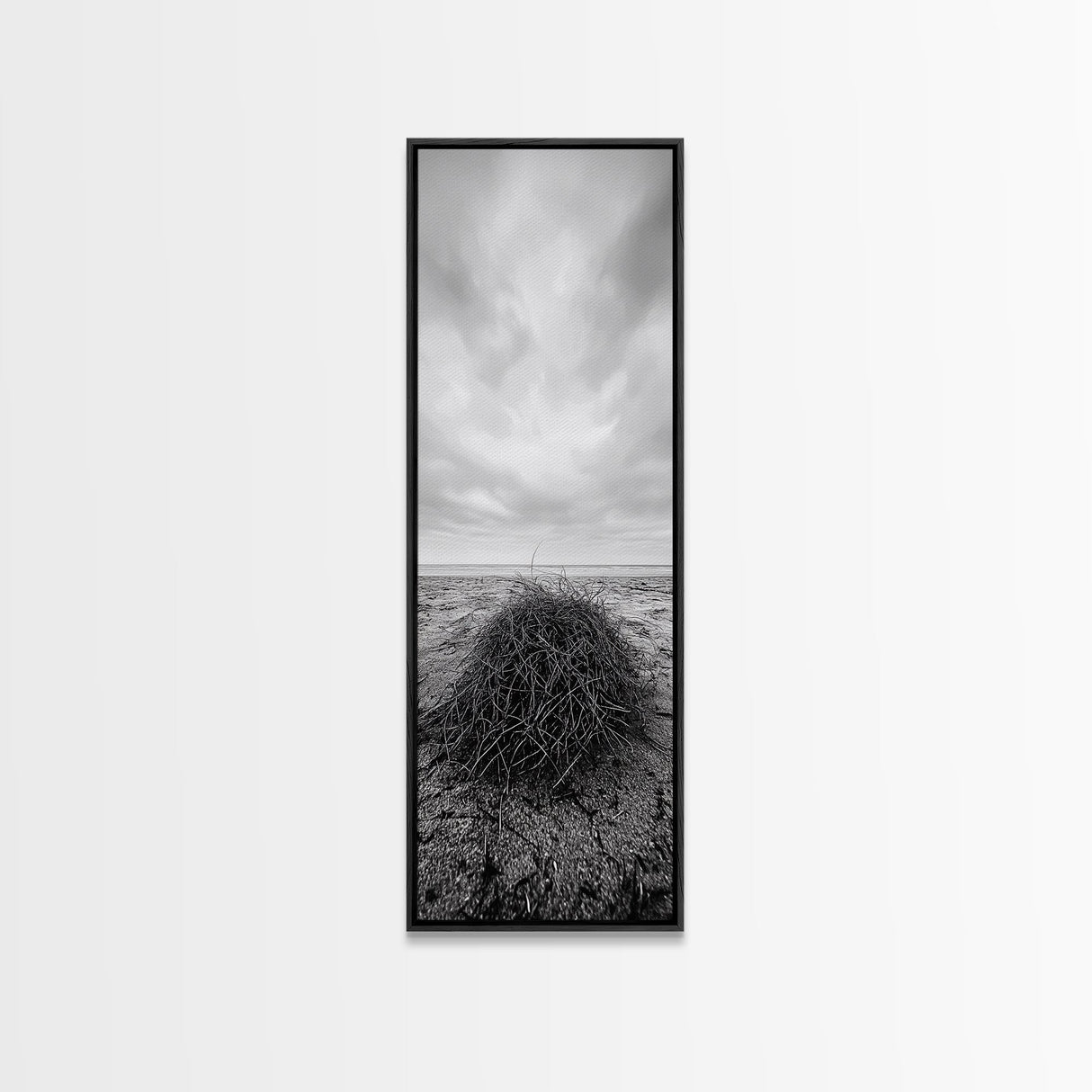 Drift Bundle, Desert Shore, Coastal Minimal, Framed Canvas Print, Moody Beach Photography, Boho Wall Decor, Autumn Entryway Art