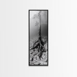 Surreal Tree Roots, Underwater Tree Art, Dreamy Forest Print, Nature Photography, Living Room Wall Decor, Framed Canvas Print