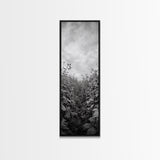 Wild Berry Path, Autumn Botanical Art, Overgrown Garden Scene, Fall Nature Photography, Rustic Kitchen Decor, Framed Canvas Print