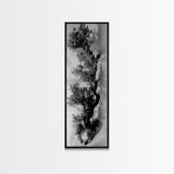 Lone Tree, Desert Strength, Abstract Nature, Surreal Landscape, Moody Tones, Canvas Print, Meditation Space Wall Art, Zen Vibe