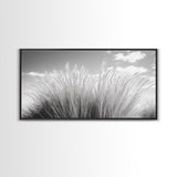 Windswept Grasses, Nature Wall Decor, Prairie Minimalist, Field Botanical Print, Canvas Print, Kitchen Wall Art, Soft Fall Farmhouse Style