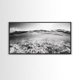 Ocean Surface, Sunlit Water, Sea Ripple, Underwater Light, Canvas Print, Modern Beach Art, Bathroom Wall Decor, Coastal Vibes
