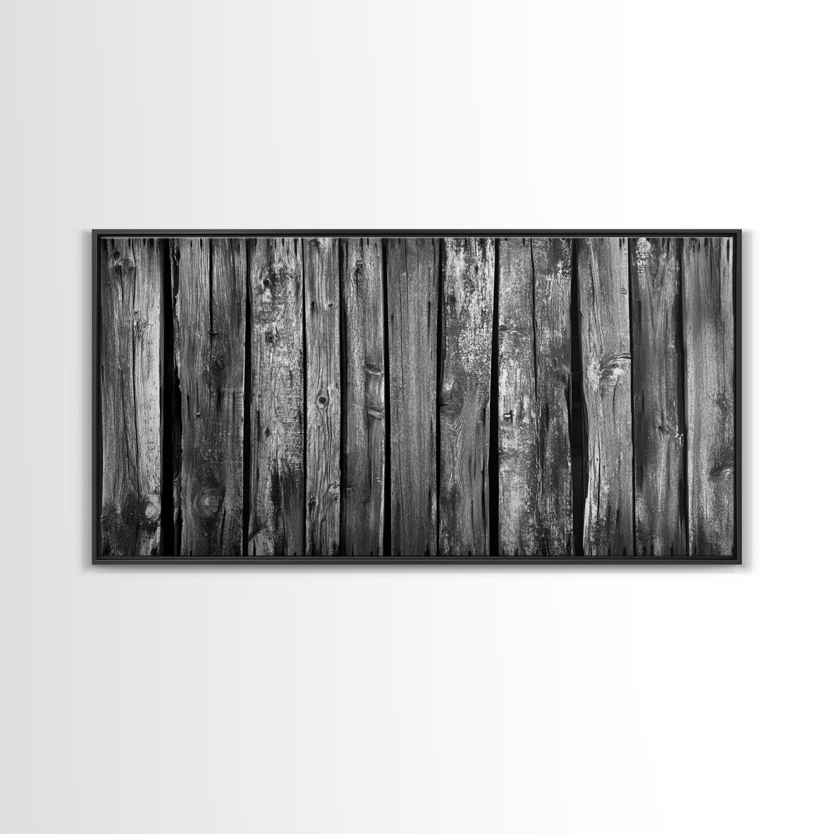 Rustic Wood, Weathered Planks, Barn Texture, Framed Canvas Print, Farmhouse Wall Art, Minimalist Rustic Decor, Kitchen Wall Art, Neutral Tones
