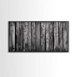 Rustic Wood, Weathered Planks, Barn Texture, Framed Canvas Print, Farmhouse Wall Art, Minimalist Rustic Decor, Kitchen Wall Art, Neutral Tones