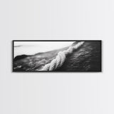Rope Detail, Coastal Texture, Closeup Knot, Framed Canvas Print, Nautical Wall Decor, Minimalist Wall Art, Beach Home Accent, Ocean Print