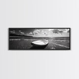 Paddle Board, Ocean Adventure, Summer Surf, Sparkling Sea, Canvas Print, Coastal Living Room Wall Art, Beach House Photography