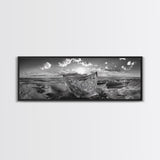 Sunset Sea, Magic Carpet, Ocean Ritual, Ethereal Coastal, Framed Canvas Print, Boho Wall Art, Living Room Decor, Surreal Beach Photography