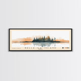 Belle-Ile Island, France Watercolor Beach Print, Vacation Gift, France Wall Art, Beach Painting, Beach Decor, Beach Painting