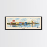 Curacao, Curacao Watercolor Beach Print, Vacation Gift, Curacao Wall Art, Beach Painting, Beach Decor, Beach Painting