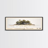 Itaparica Island, Brazil Watercolor Beach Print, Vacation Gift, Brazil Wall Art, Beach Painting, Beach Decor, Beach Painting