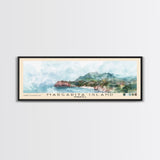 Margarita Island, Venezuela Watercolor Beach Print, Vacation Gift, Venezuela Wall Art, Framed Canvas Print, Framed Beach Painting