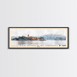 San Nicola di Tremiti, Italy Watercolor Beach Print, Vacation Gift, Italy Wall Art, Beach Painting, Beach Decor, Beach Painting