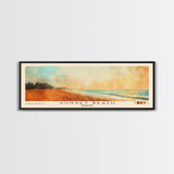 Sunset Beach, Thailand Watercolor Beach Print, Vacation Gift, Thailand Wall Art, Beach Painting, Beach Decor, Beach Painting