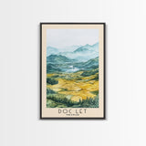 Doc Let, Vietnam Watercolor Print, Vacation Gift, Vietnam Wall Art, Beach Painting, Beach Decor, Large Wall Art, Wood Frame Art