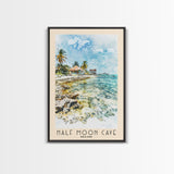 Half Moon Caye, Belize Watercolor Beach Print, Vacation Gift, Belize Wall Art, Beach Painting, Beach Decor, Beach Painting