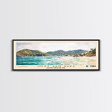 Jost Van Dyke, British Virgin Islands , United Kingdom Watercolor Beach Print, Vacation Gift, United Kingdom Wall Art, Beach Painting, Beach Decor, Beach Painting