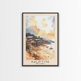 Kalpitiya, Sri Lanka Watercolor Beach Print, Vacation Gift, Sri Lanka Wall Art, Beach Painting, Beach Decor, Beach Painting