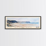 Álftanes Beach, Iceland Watercolor Print, Vacation Gift, Iceland Wall Art, Beach Painting, Beach Decor, Large Wall Art, Wood Frame Art