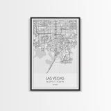 Las Vegas Street Map, Nevada Map, City Map Art, Modern Wall Art, Wall Art, Canvas Print, Travel Wall Décor, Dorm Wall Print, Couples Gift