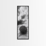Tumbleweed Desert,Canvas Print, Rustic Southwest Wall Art, Moody Landscape Art, Extra Wide Art, Above Sofa Art, Farmhouse Decor