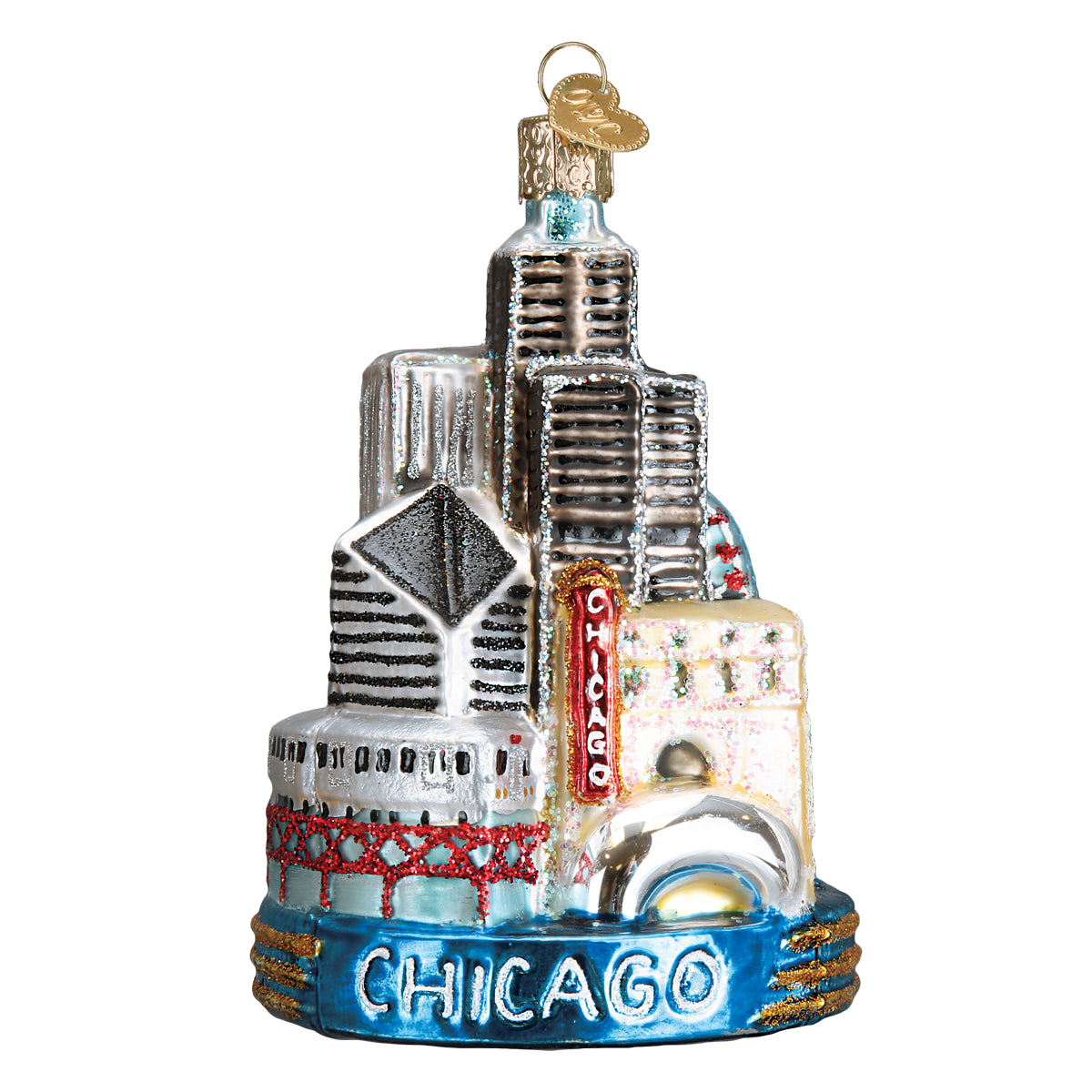 Chicago Christmas Ornament