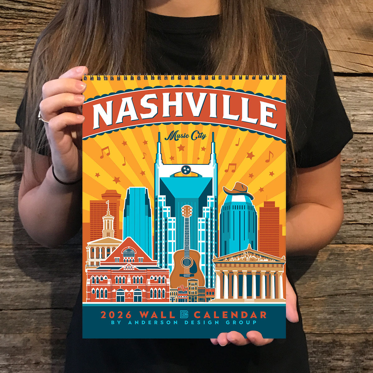 2026 Wall Calendar: Spirit of Nashville