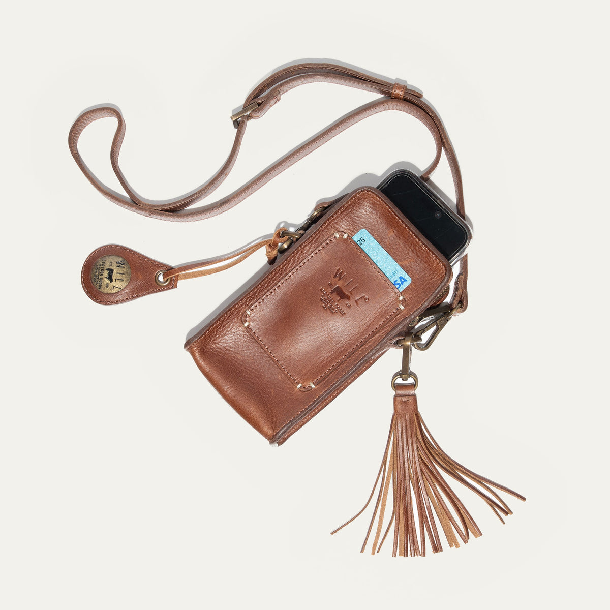 Signature Zip Phone Crossbody