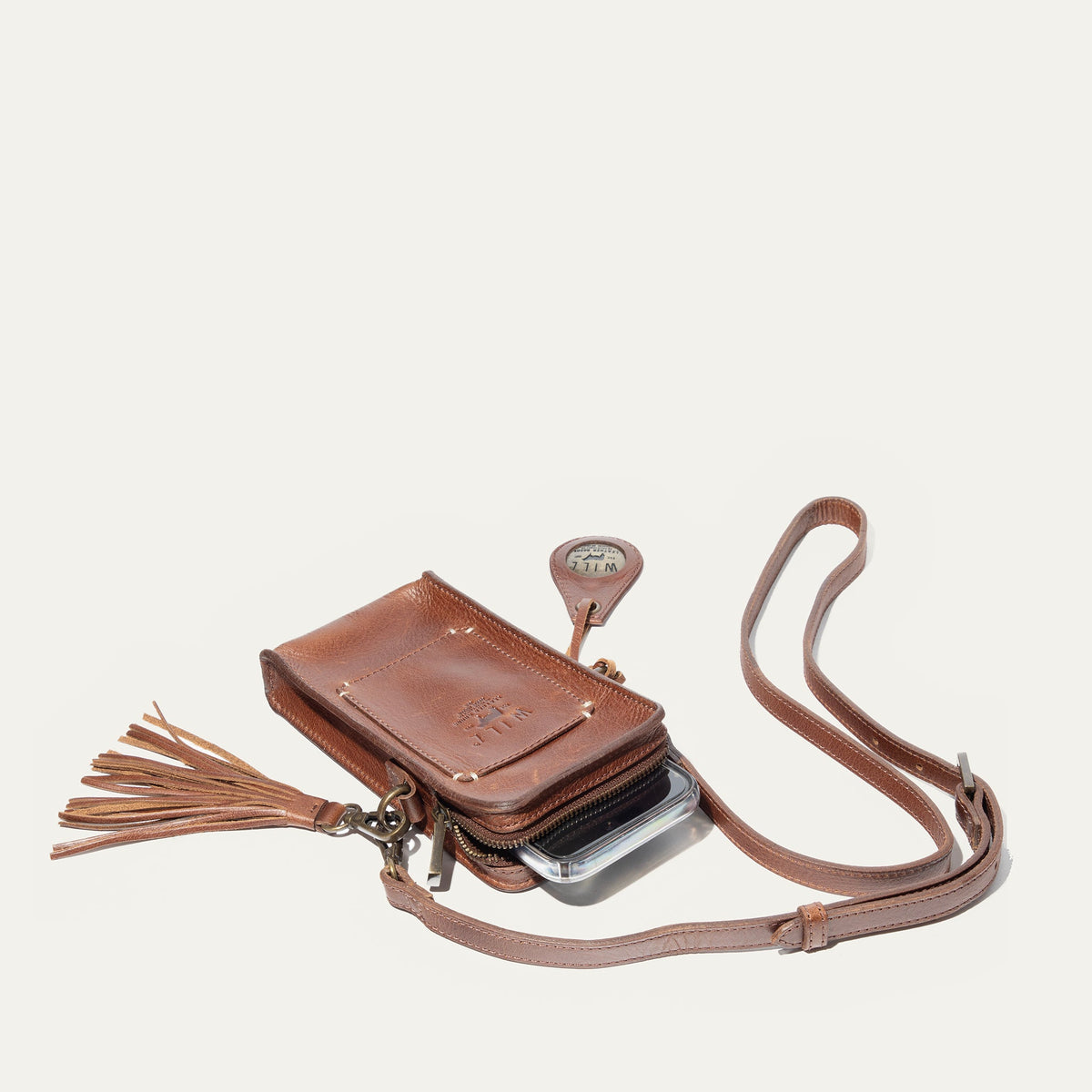 Signature Zip Phone Crossbody