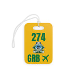Green Bay Wisconsin,  Area Code / Airport Tag for Bags and Luggage - 274 / GRB