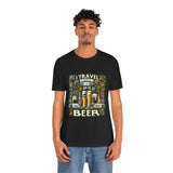 "I Travel for The Beer" full color T-shirt