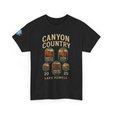 Custom Latitudes Travel - Canyon Country Tee, Adventure T-Shirt, National Park Shirt, Travel Souvenir Gift, Retro Tour Shirt, Hiking Apparel, Unisex Cotton Top