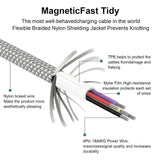 High Speed Gigabit & 8K UHD Data Cable with Magnetic Cord
