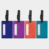 Set of 4 Assorted Color Luggage Tags by Travelon (12987)