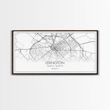 Lexington City Map, Kentucky Map, Map Art, Modern Art, Wall Art, Canvas Art, Dorm Room Decor, Country Wall Art, Housewarming Gift, Prints