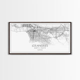 Los Angeles City Map, California Map, Map Art, Modern Art, Wall Art, Canvas Art, Tiny House Décor, Rustic Wall Art, Wanderlust Gift, Prints