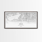 Mesa City Map, Arizona Map, Map Art, Minimalist Wall Art, Wall Art, Canvas Art, Unique Wall Décor, Farmhouse Art, Book Reader Gift, Room Art