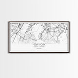 New York City Map, New York Art, Map Art, Minimalist Wall Art, Wall Art, Canvas Art, Bar Cart Wall Art, Teen Room Décor, Best Gifts For Her