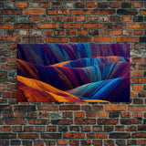 Beautiful Geological art, Geology, Colorful stone formations, ready to hang canvas print wall art, framed canvas wall art, mancave wall art