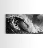 Skull and Crossbones Pirate Surfer - Pirate Surf - Mancave Decor - Office Decor - Pirate Surfer